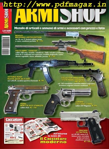 Armi Shop – Aprile 2019 Cover