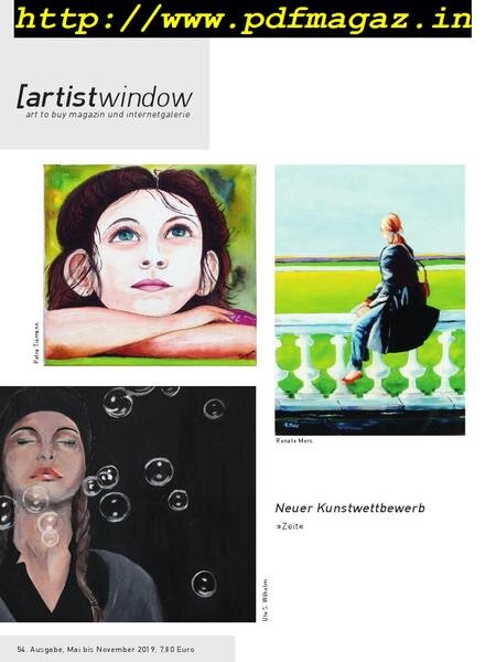 artist window – Mai 2019 Cover