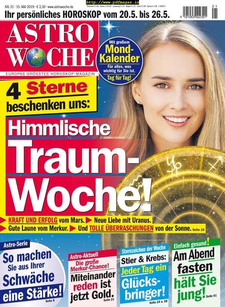 Astrowoche – 15 Mai 2019 Cover