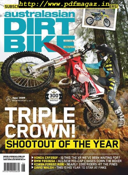 Australasian Dirt Bike – June 2019 Cover