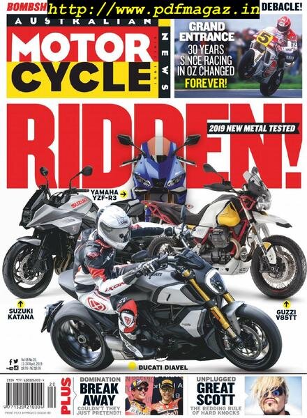 Australian Motorcycle News – April 11, 2019 Cover