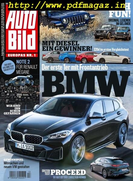 Auto Bild Germany – 28 Marz 2019 Cover