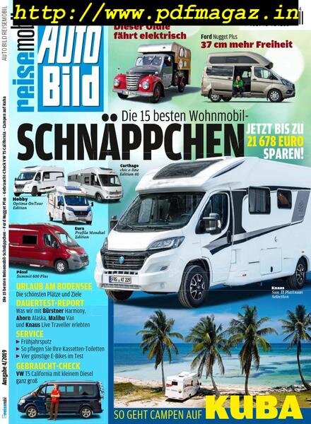 Auto Bild Reisemobil – April 2019 Cover