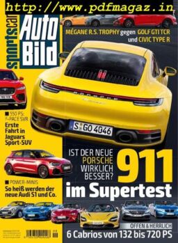 Auto Bild Sportscars – Mai 2019