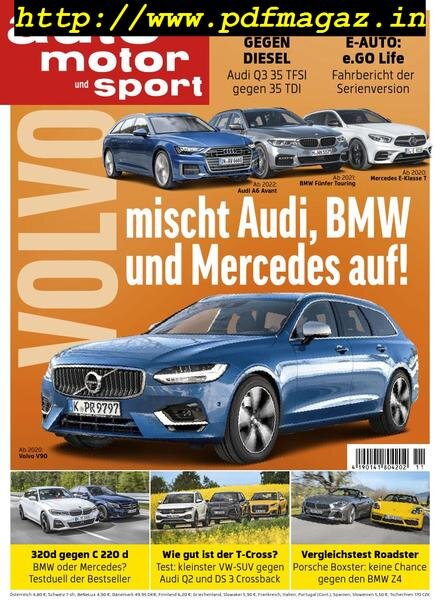 Auto Motor und Sport – 09 Mai 2019 Cover