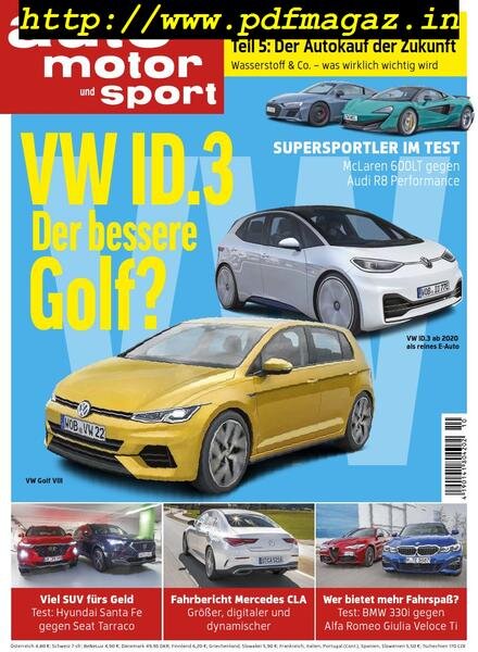 Auto Motor und Sport – 24 April 2019 Cover