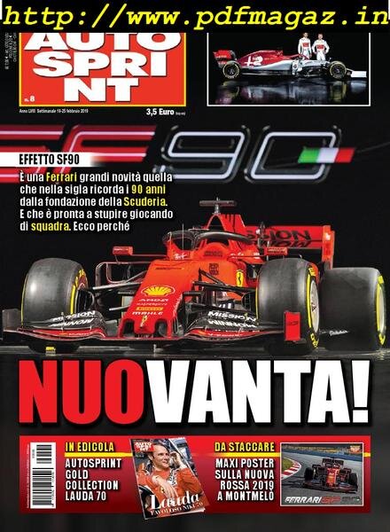 Auto Sprint – 19 Febbraio 2019 Cover
