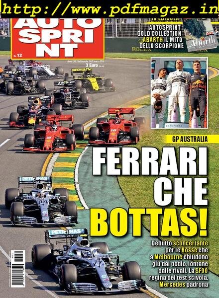 Auto Sprint – 19 Marzo 2019 Cover