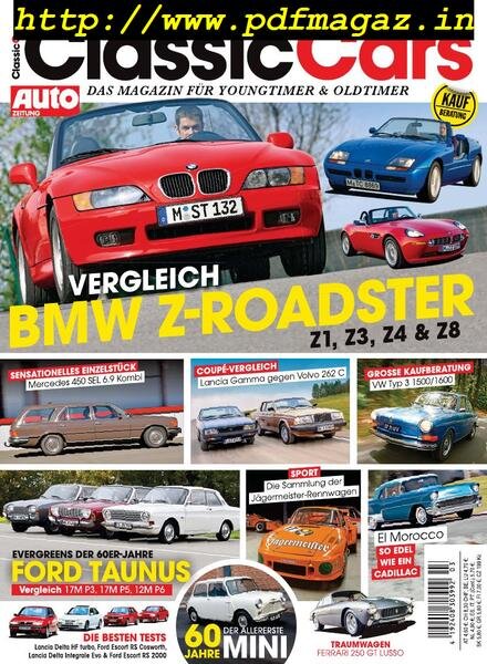 Auto Zeitung Classic Cars – Marz 2019 Cover