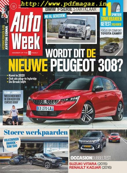AutoWeek Netherlands – 01 mei 2019 Cover