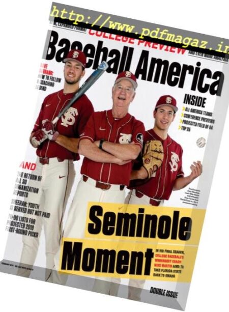 Baseball America – February 05, 2019 Cover