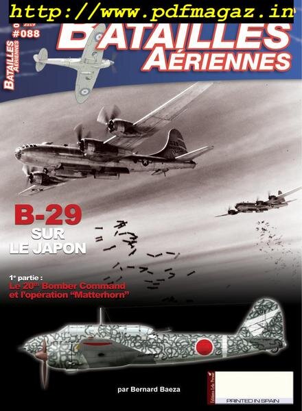 Batailles Aeriennes – avril 2019 Cover