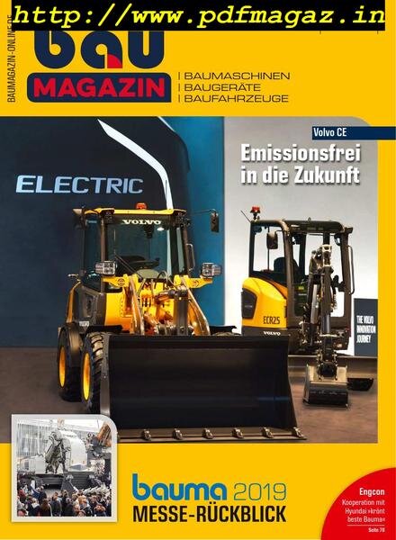 Bau Magazin – Mai 2019 Cover