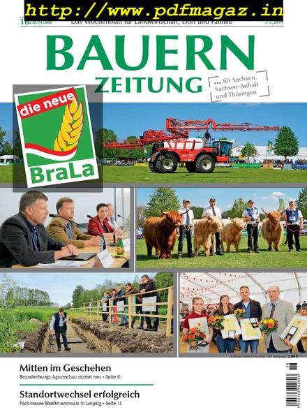 Bauern Zeitung – Nr18, 2019 Cover