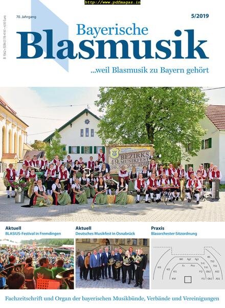 Bayerische Blasmusik – Mai 2019 Cover