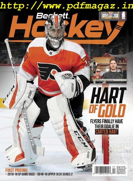 Beckett Hockey – April 2019 Cover