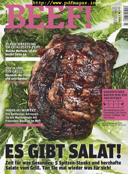 Beef! Germany – Marz-April 2019 Cover