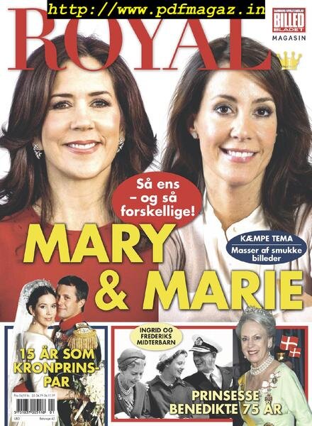 Billed-Bladet Royal – april 2019 Cover