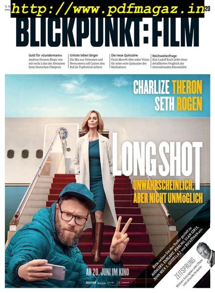 Blickpunkt Film – 13 Mai 2019 Cover