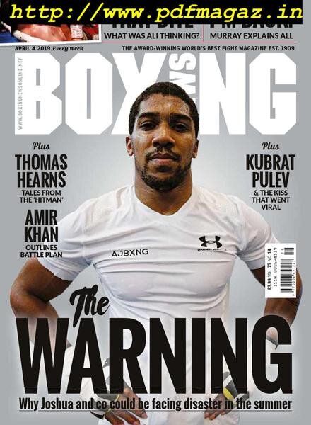 Boxing News – April 4, 2019 Cover