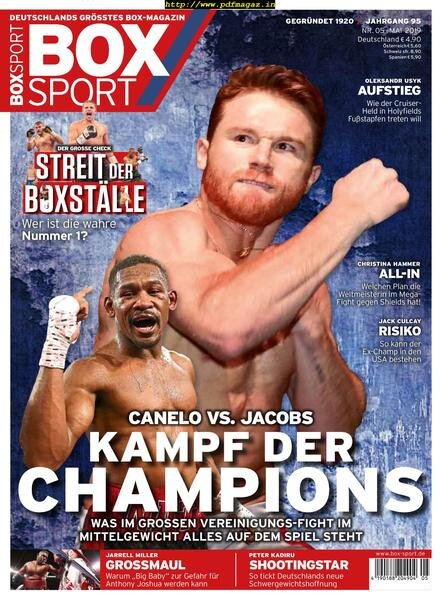 BoxSport – Juni 2019 Cover
