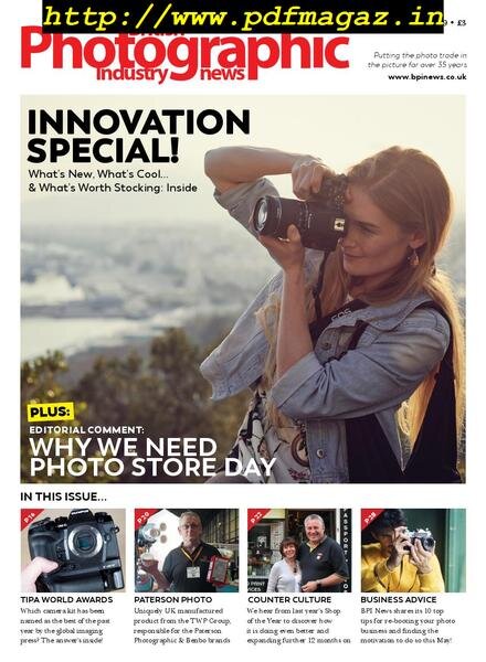 British Photographic Industry News – May 2019 Cover