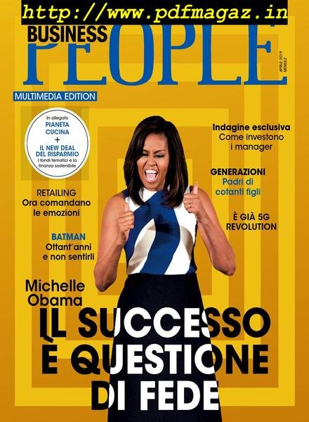 Business People – Aprile 2019 Cover