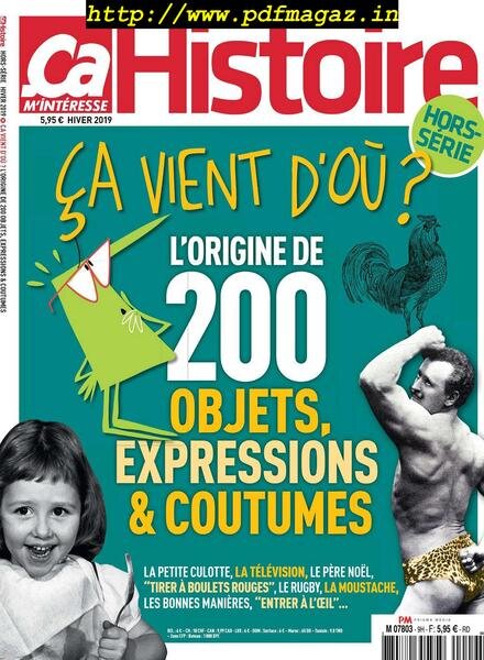 ca M’Interesse Histoire – Hors-Serie – Hiver 2019 Cover