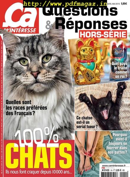 Ca M’Interesse Questions & Reponses – Hors-Serie – Avril-Mai 2019 Cover