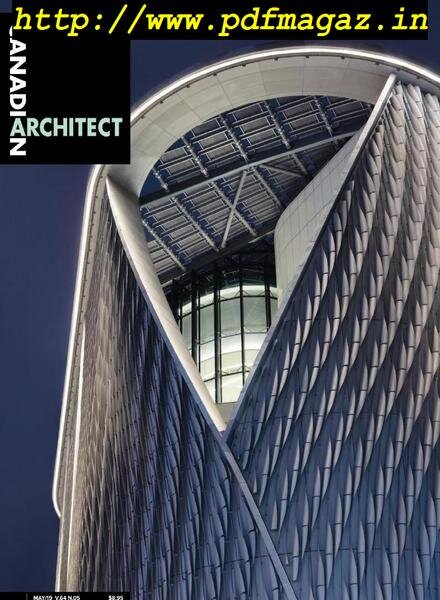 Canadian Architect – May 2019 Cover