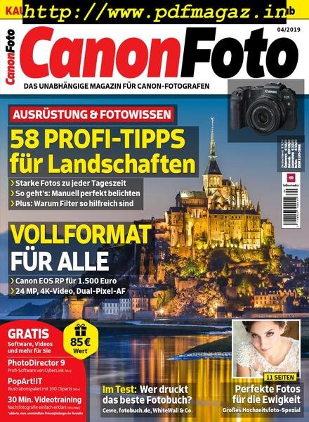CanonFoto – Mai 2019 Cover