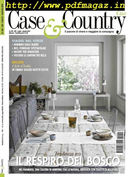 Case & Country – agosto 2014 Cover