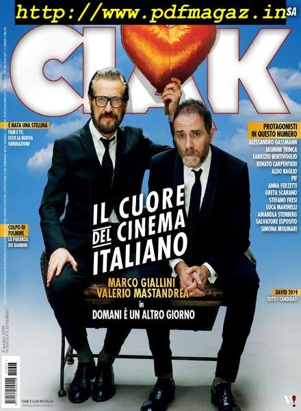 Ciak – Marzo 2019 Cover