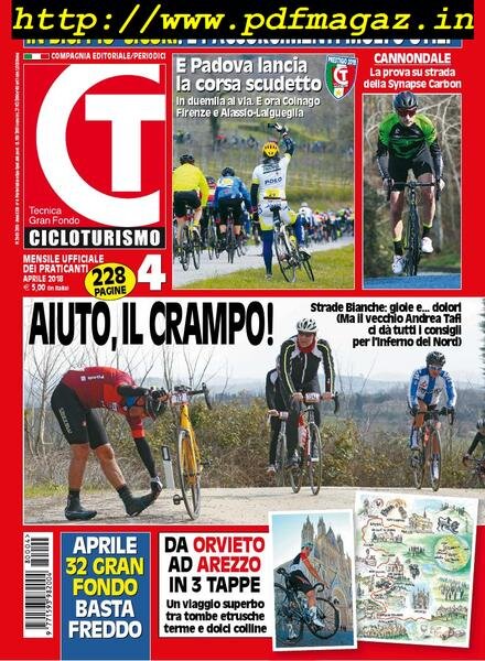 Cicloturismo – Aprile 2018 Cover