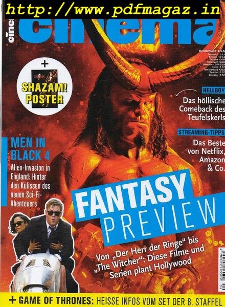 Cinema Germany – April 2019 Cover
