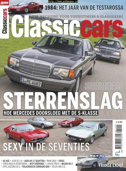 Classic Cars Netherlands – april 2019 Cover
