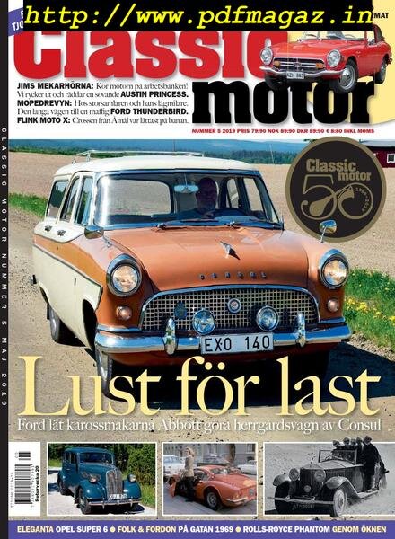 Classic Motor – maj 2019 Cover