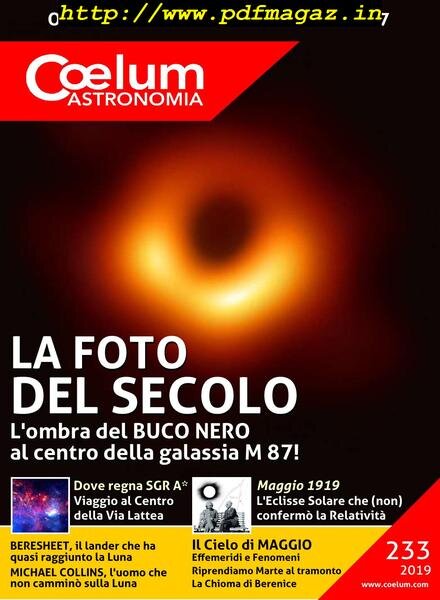 Coelum Astronomia – Numero 233 2019 Cover
