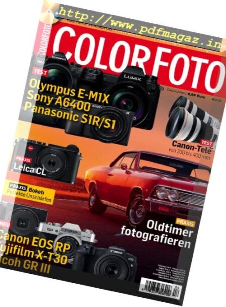 ColorFoto – April 2019 Cover