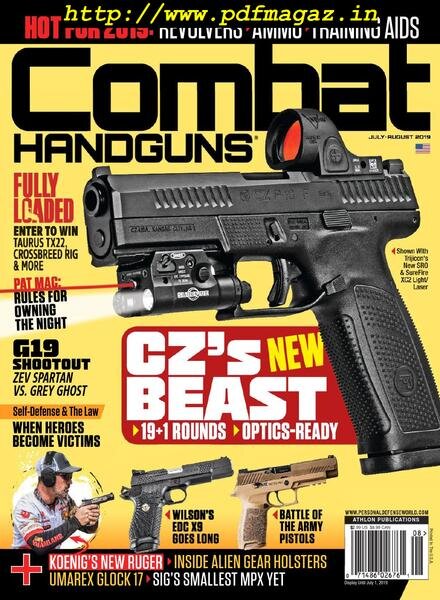 Combat Handguns – July 2019 Cover
