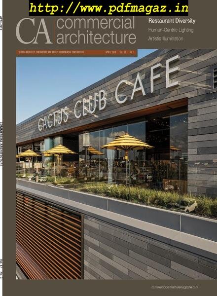 Commercial Architecture – April 2019 Cover