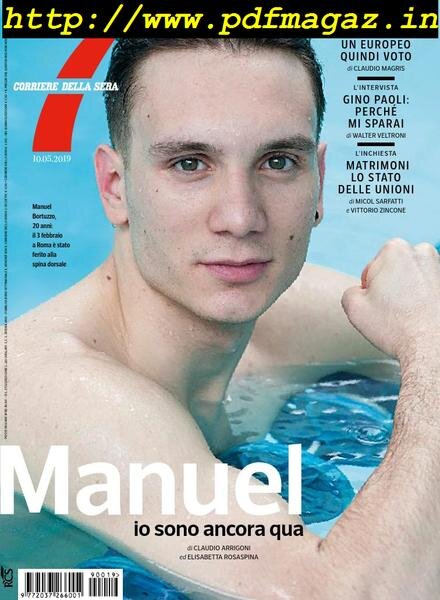 Corriere della Sera Sette – 10 maggio 2019 Cover