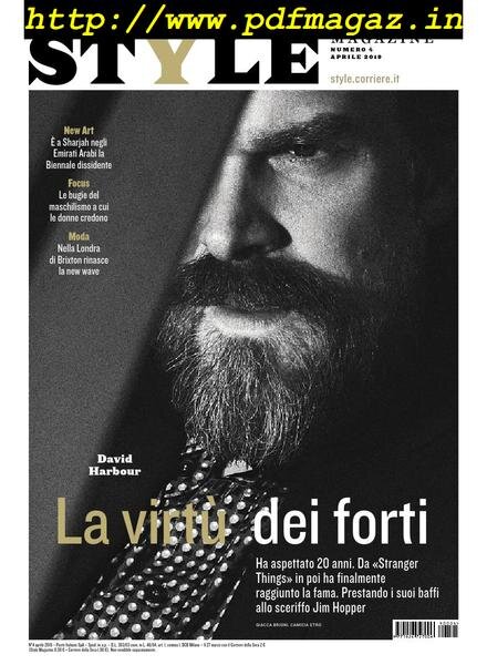 Corriere della Sera Style – aprile 2019 Cover