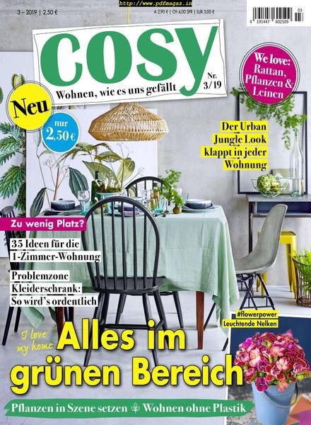 Cosy – Mai 2019 Cover