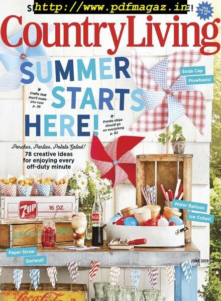 Country Living USA – June 2019 Cover