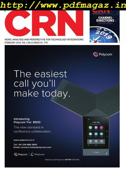 CRN India – February 2019 Cover