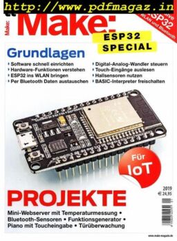 c’t Make Magazin – ESP32 Special 2019