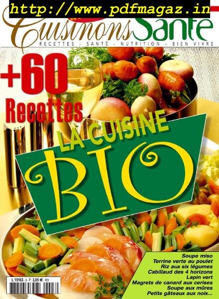 Cuisinons Sante – mars 2015 Cover