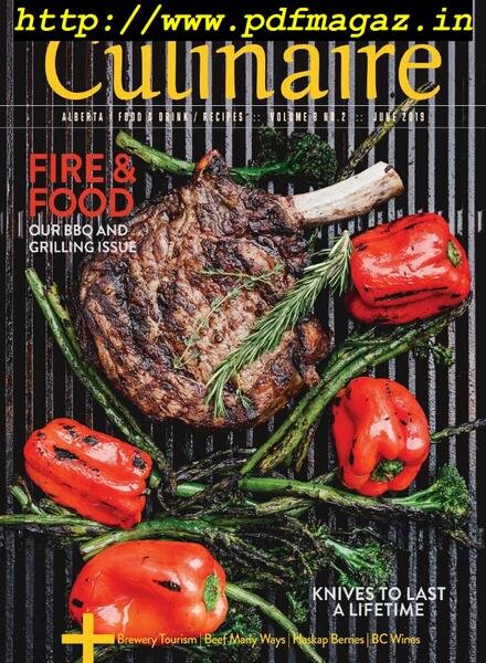 Culinaire Magazine – June 2019 Cover