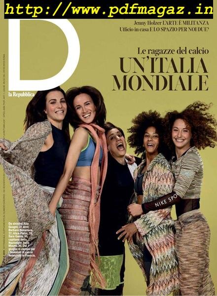 D la Repubblica – 13 Aprile 2019 Cover